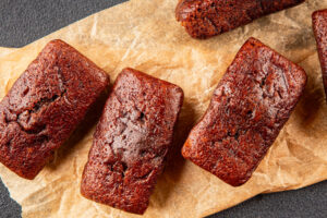 Schokoladen-Financiers - französische Mini-Küchlein mit Nussbutter