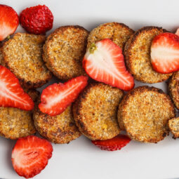 Vegane Quarkküchlein aus Tofu - glutenfrei, ohne Ei und im Ofen gebacken