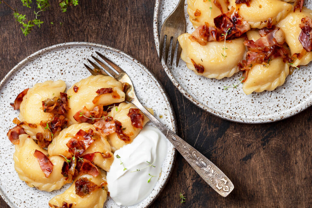 Wareniki mit Kartoffel-Käse-Füllung