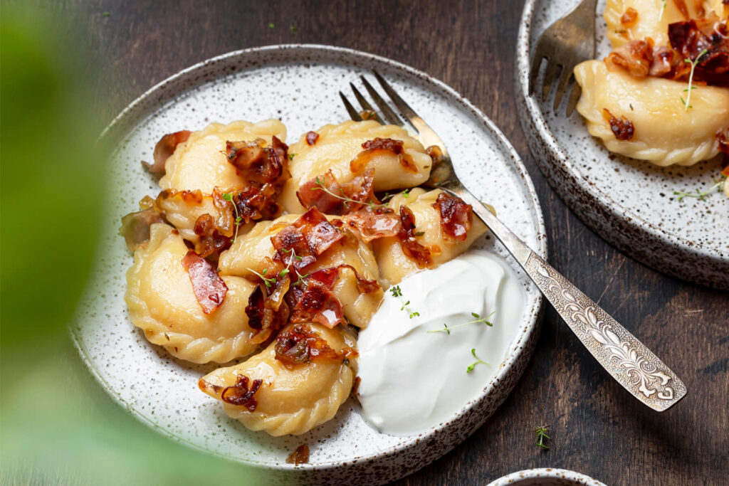 Wareniki mit Kartoffel-Käse-Füllung