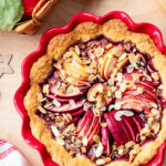 Apfel-Cranberry-Tarte mit Mandelblättchen
