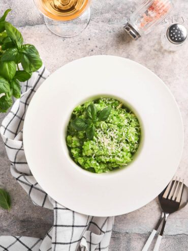 Bärlauch-Pesto-Risotto