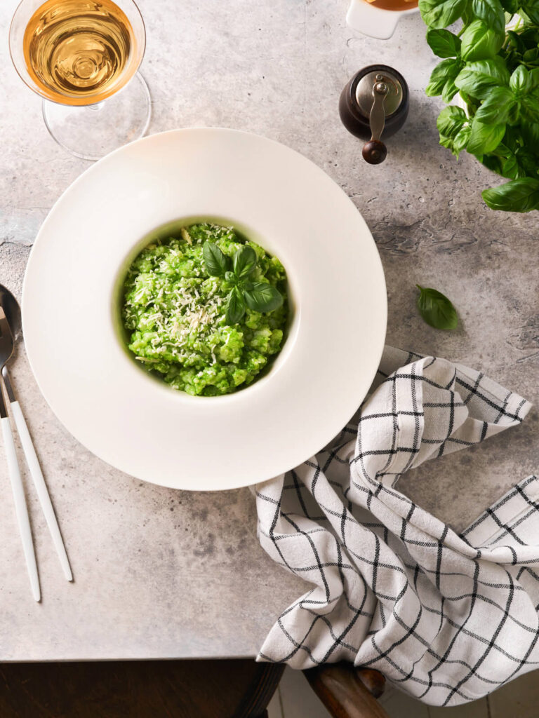 Bärlauch-Pesto-Risotto