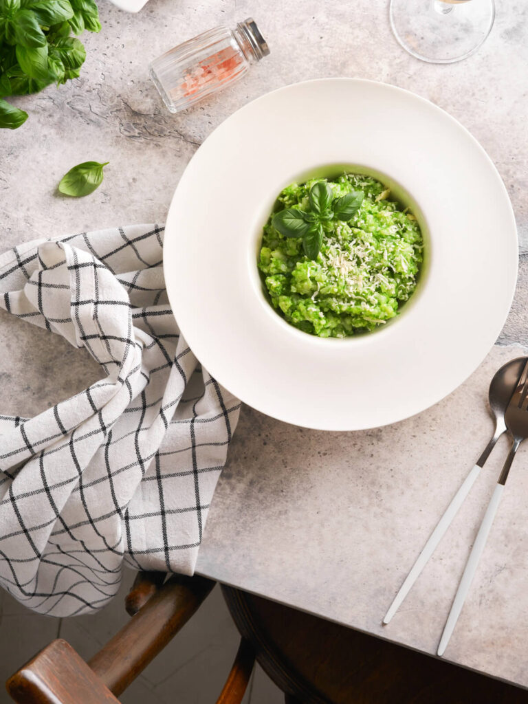 Bärlauch-Pesto-Risotto