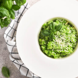 Bärlauch-Pesto-Risotto