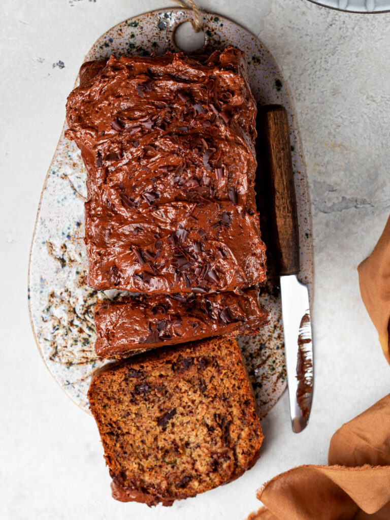 Bananen-Zucchini-Kuchen mit Schokolade
