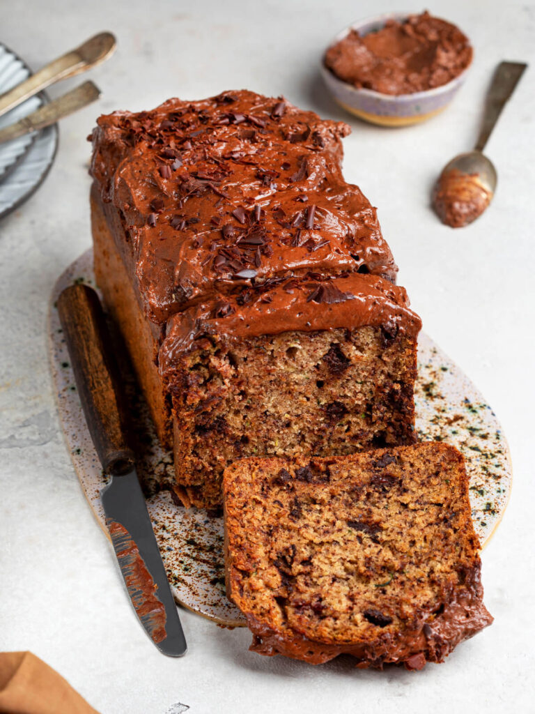 Bananen-Zucchini-Kuchen mit Schokolade