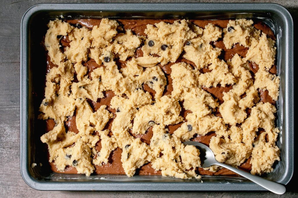 Brookies - Brownie-Cookie-Kuchen vom Blech