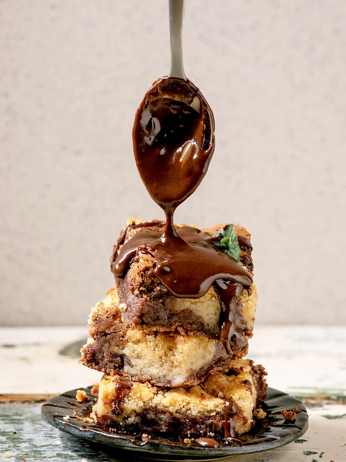 Brookies - Brownie-Cookie-Kuchen vom Blech