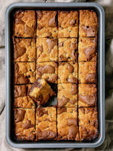 Brookies - Brownie-Cookie-Kuchen vom Blech