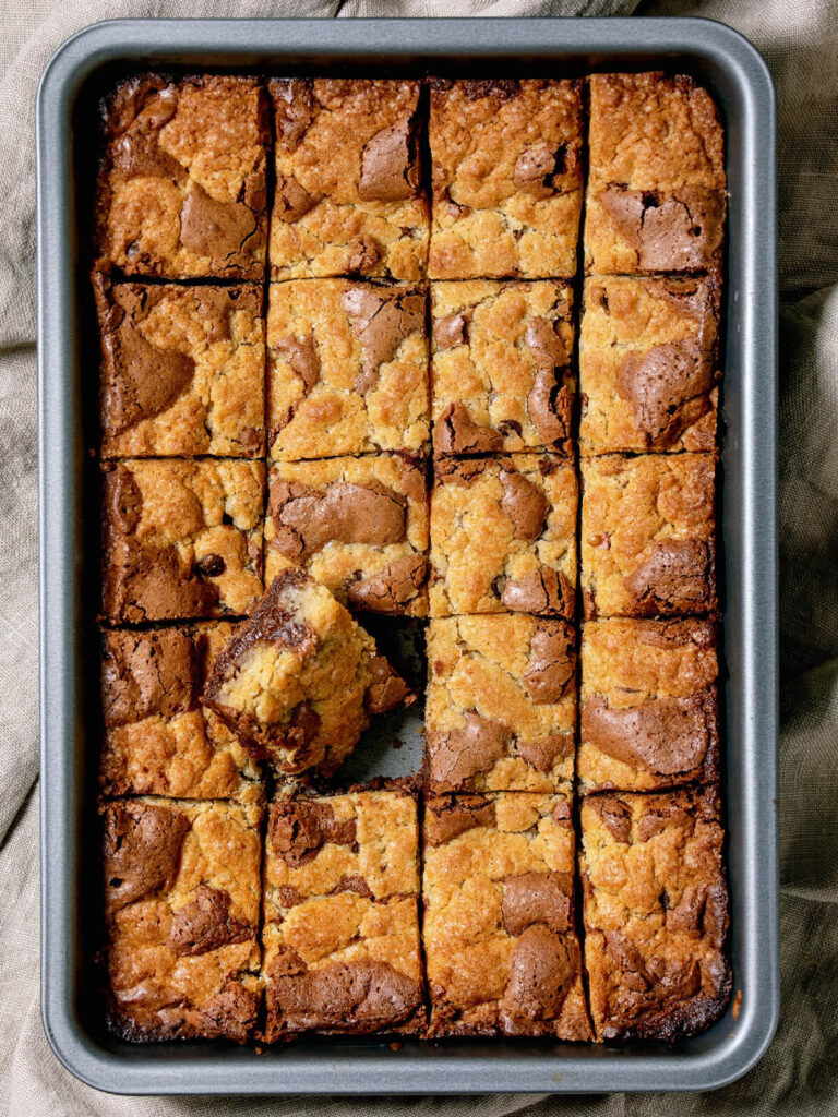 Brookies - Brownie-Cookie-Kuchen vom Blech