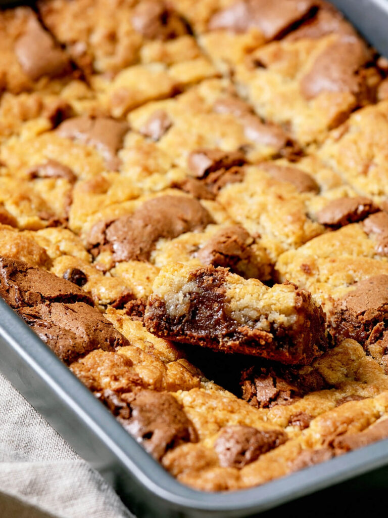 Brookies - Brownie-Cookie-Kuchen vom Blech