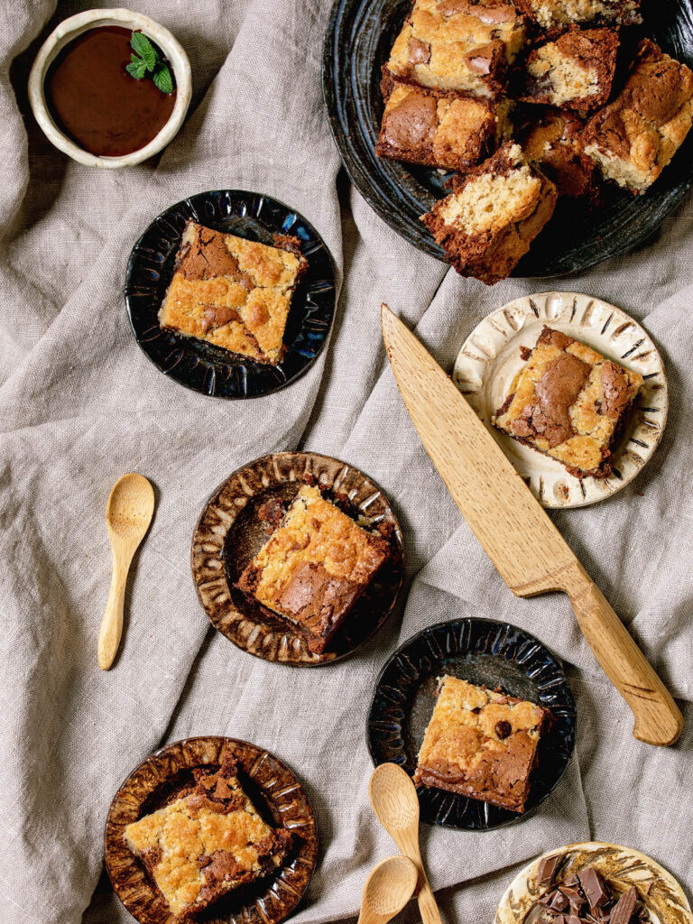 Brookies - Brownie-Cookie-Kuchen vom Blech