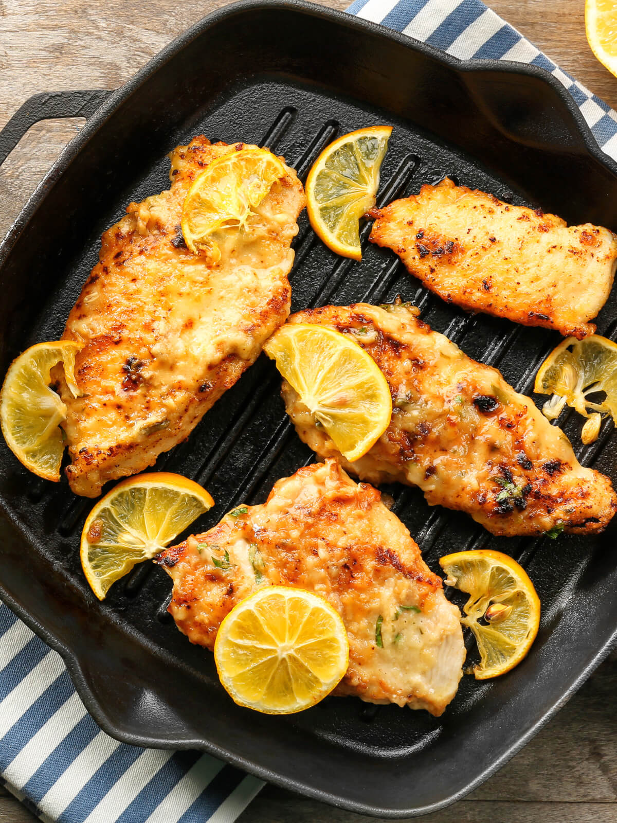 Chicken Piccata – Hähnchenbrustfilet in Zitronen-Kapern-Butter-Sauce