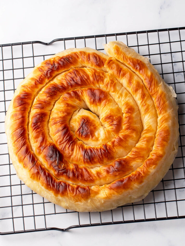 Ispanaklı Börek – Türkische Spinat-Börek-Schnecke
