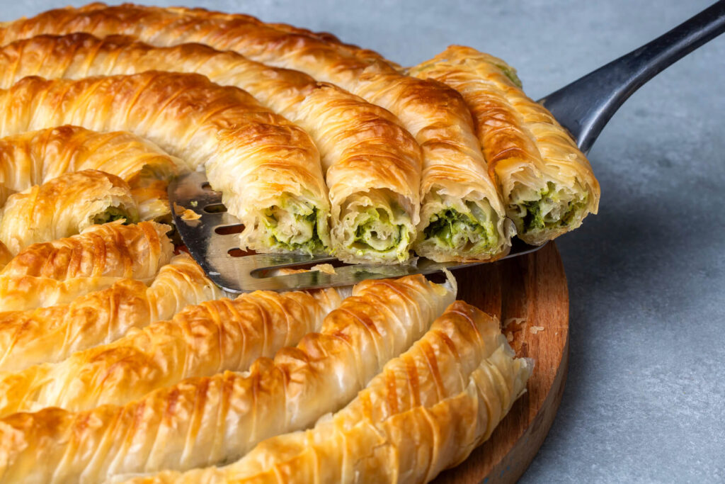 Ispanaklı Börek – Türkische Spinat-Börek-Schnecke