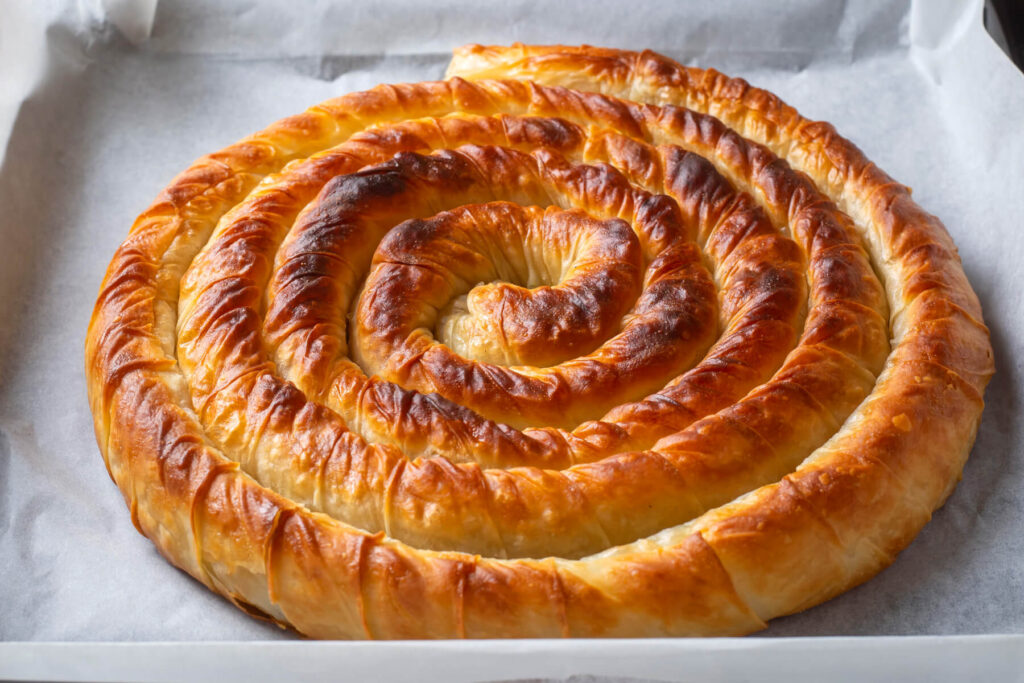 Ispanaklı Börek – Türkische Spinat-Börek-Schnecke