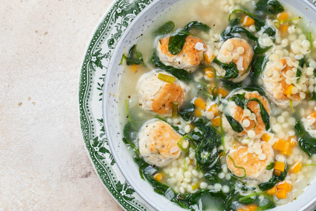 Italienische Hochzeitssuppe (Italian Wedding Soup)