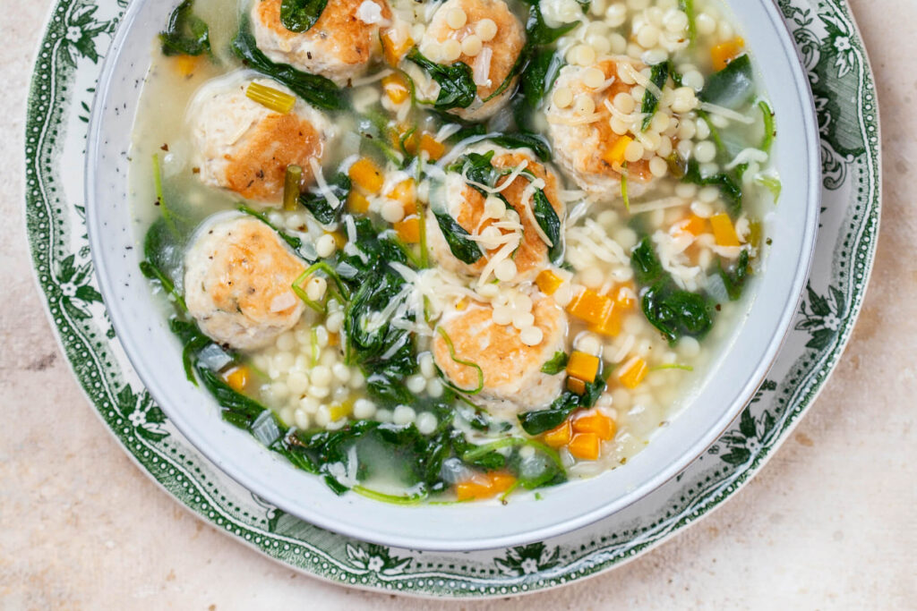 Italienische Hochzeitssuppe (Italian Wedding Soup)