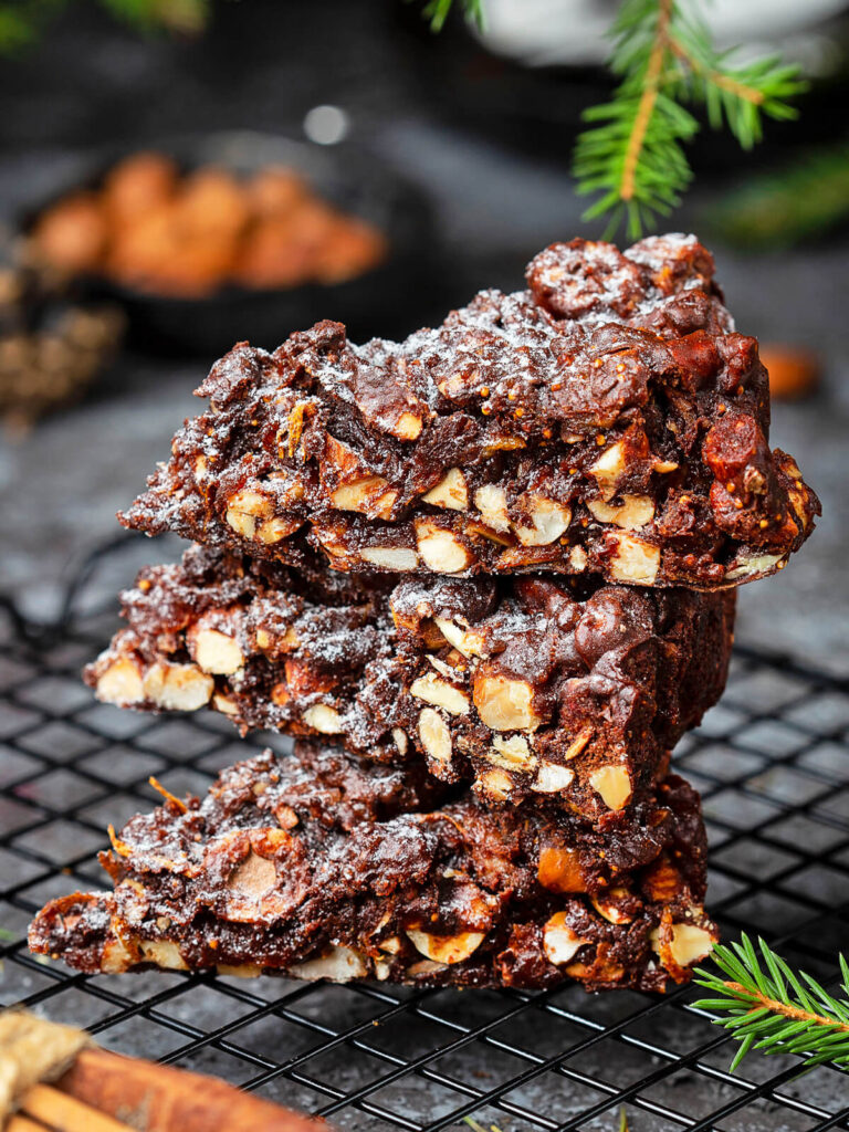 Italienischer Panforte al cioccolato