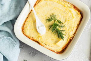 Herzhafter Kartoffel-Pilz-Auflauf (Hirtentopf-Art)