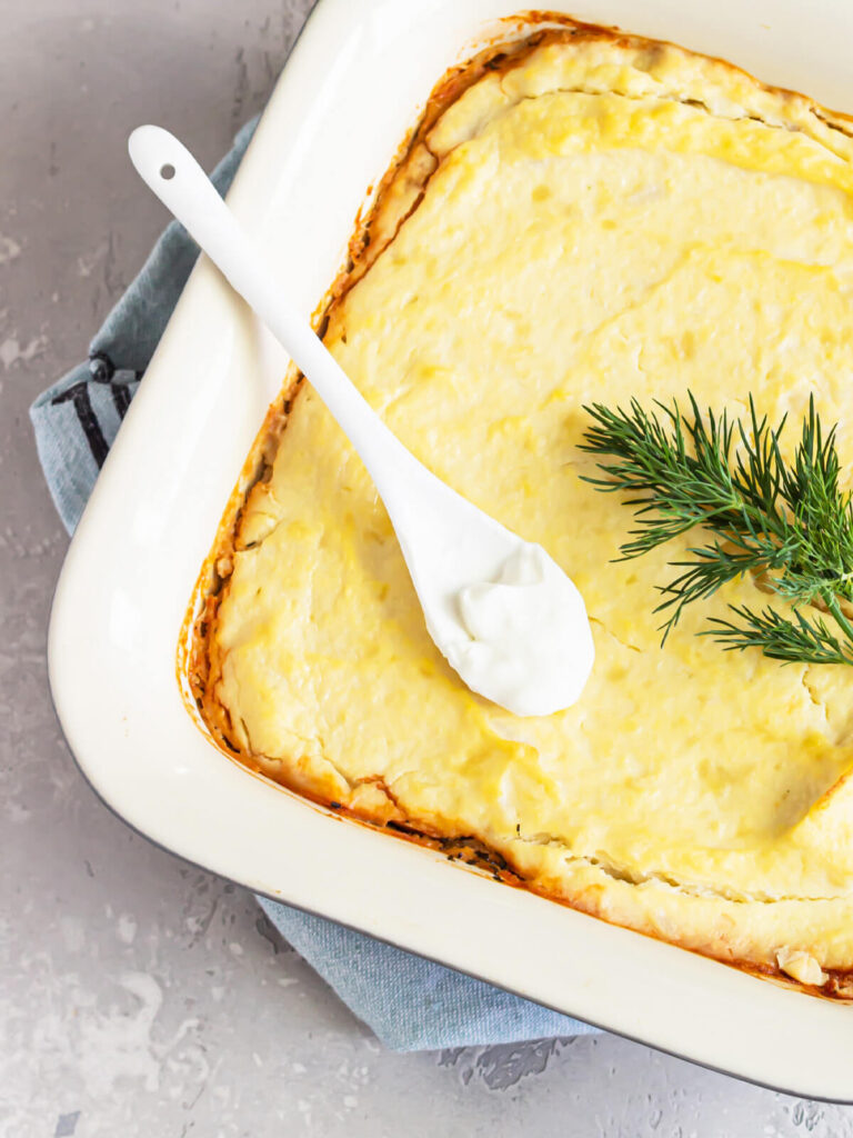 Herzhafter Kartoffel-Pilz-Auflauf (Hirtentopf-Art)