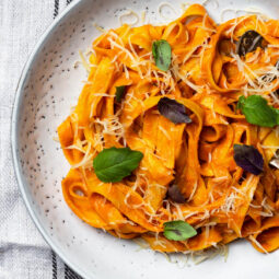 Kürbis-Tagliatelle alla Vodka