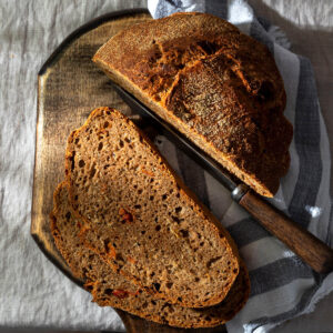 Vollkornbrot ohne Kneten