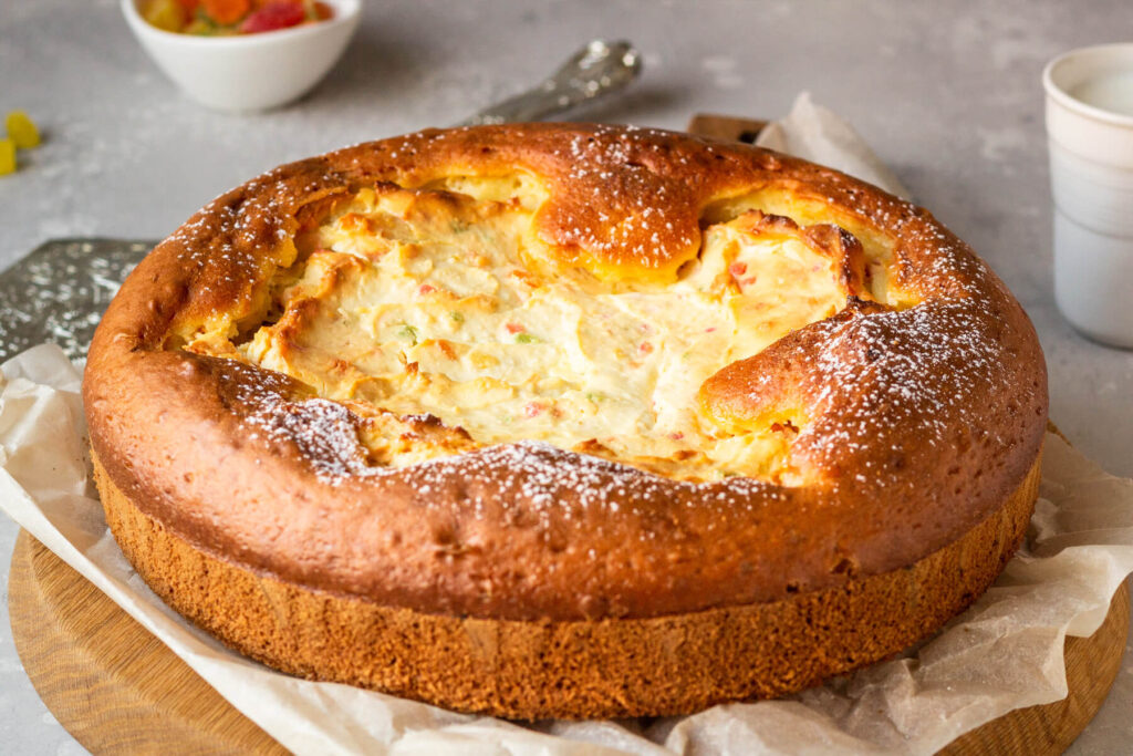 Schneller Quark-Rührkuchen mit saftiger Cheesecake-Mitte
