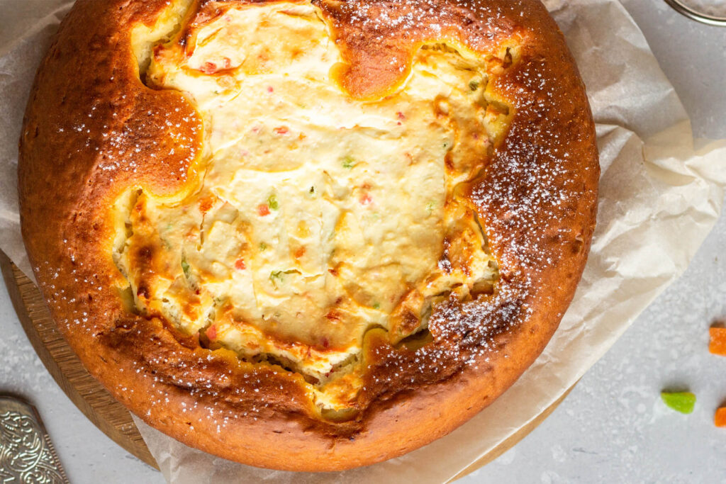 Schneller Quark-Rührkuchen mit saftiger Cheesecake-Mitte
