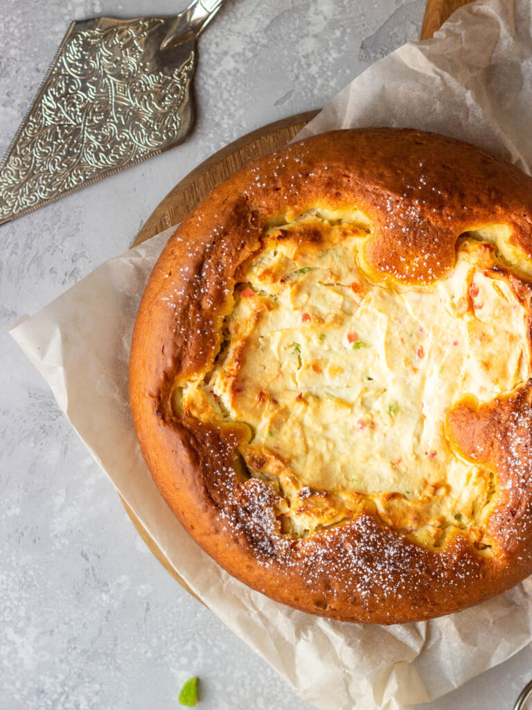 Schneller Quark-Rührkuchen mit saftiger Cheesecake-Mitte