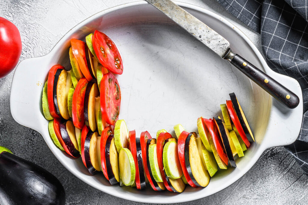 Ratatouille aus dem Ofen – Provenzalisches Gemüse
