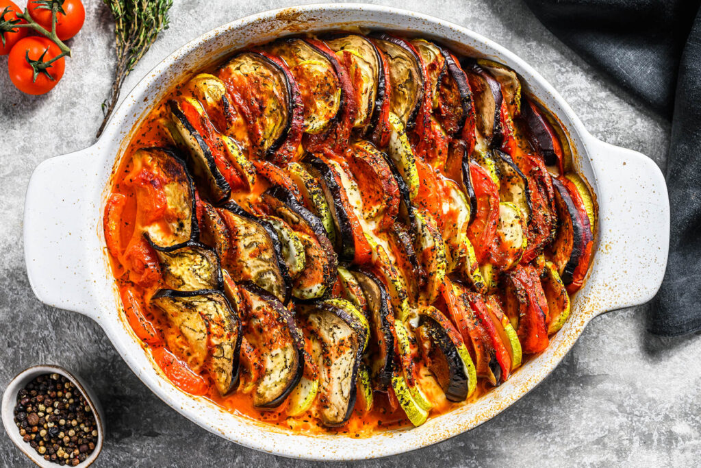 Ratatouille aus dem Ofen – Provenzalisches Gemüse