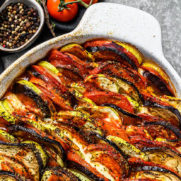 Ratatouille aus dem Ofen – Provenzalisches Gemüse