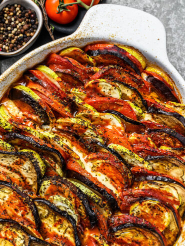 Ratatouille aus dem Ofen – Provenzalisches Gemüse