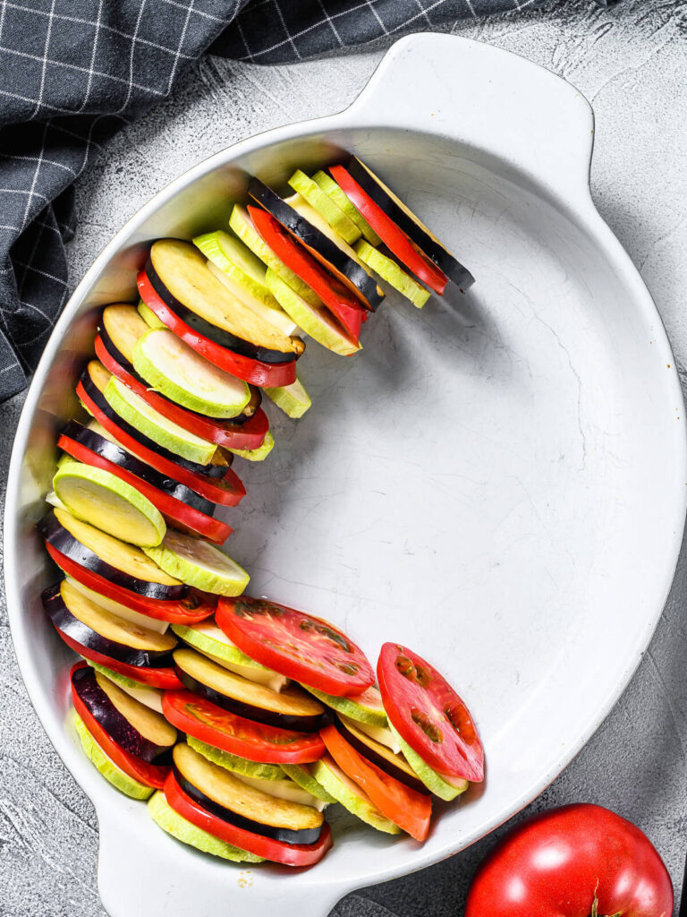 Ratatouille aus dem Ofen – Provenzalisches Gemüse