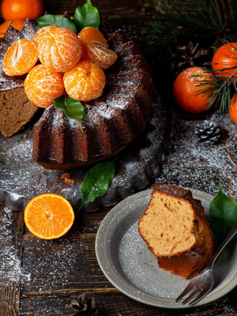 Saftiger Mandarinenkuchen im Gugelhupf