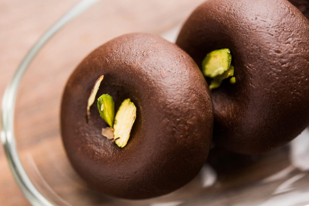 Schokoladen-Peda mit Pistazien