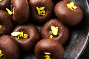 Schokoladen-Peda mit Pistazien