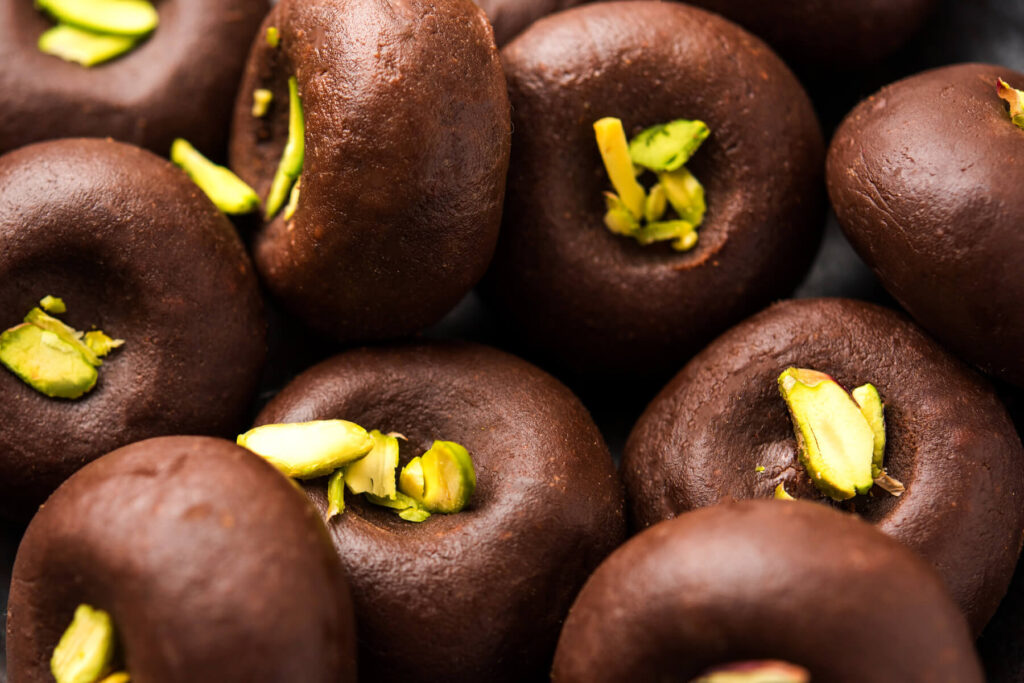 Schokoladen-Peda mit Pistazien