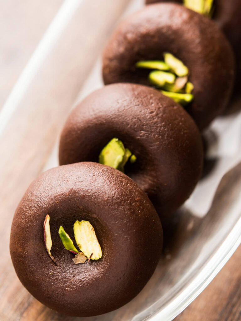 Schokoladen-Peda mit Pistazien