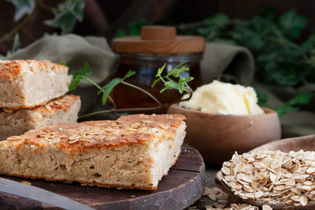 Schottisches Bannock aus der Pfanne – Hafer-Fladenbrot ohne Hefe