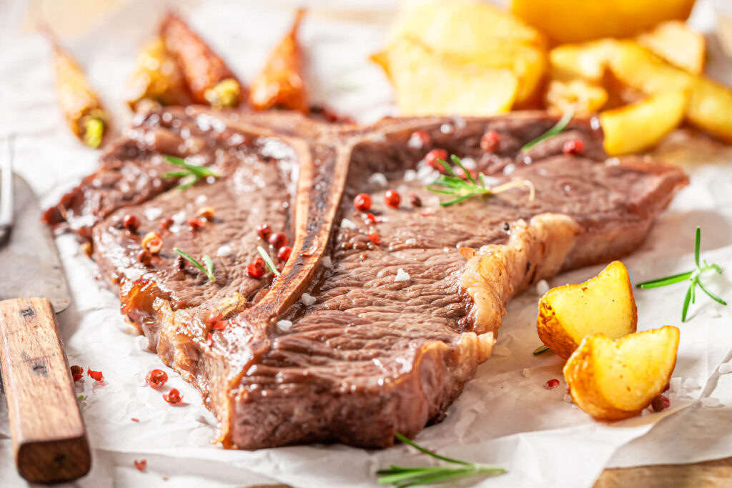 T-Bone Steak aus der Pfanne