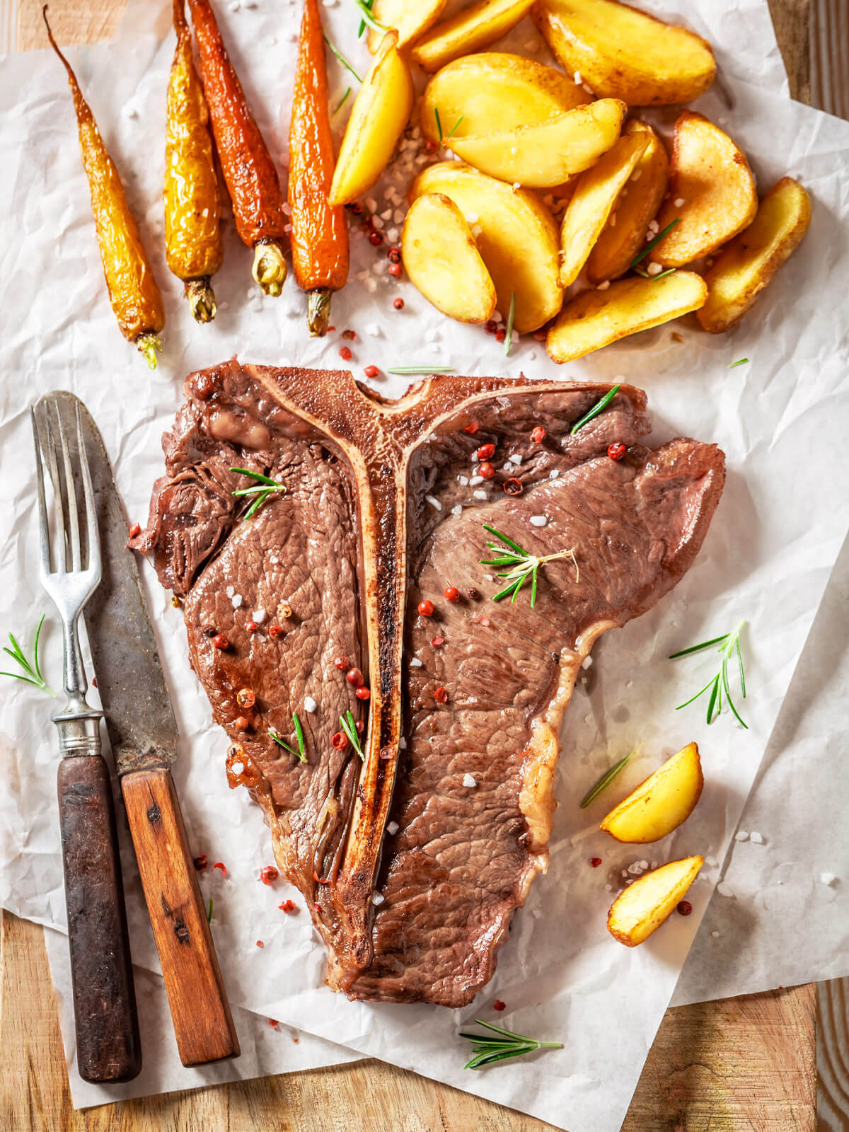 T-Bone Steak aus der Pfanne