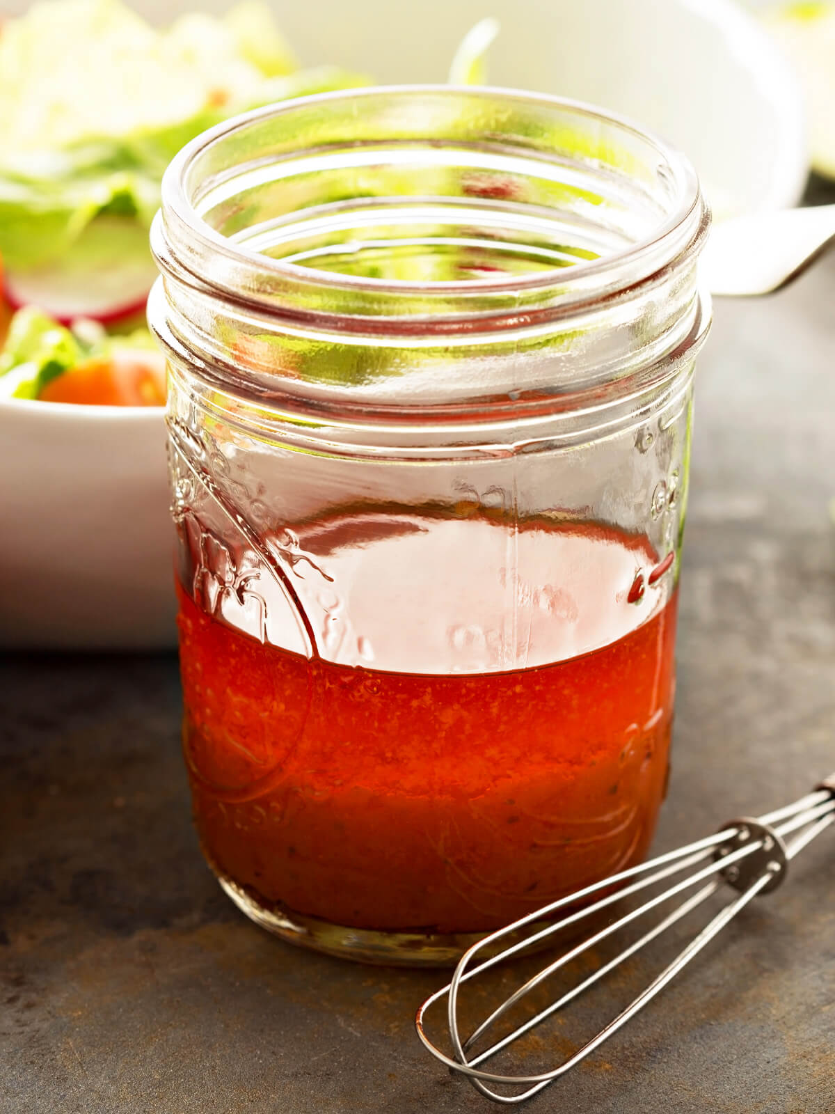 Tomaten-Olivenöl-Salatdressing