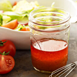 Tomaten-Olivenöl-Salatdressing