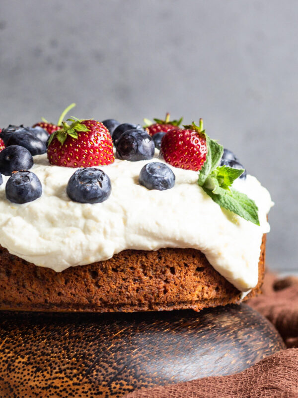 Vollkornkuchen mit Zucchini und Karotten