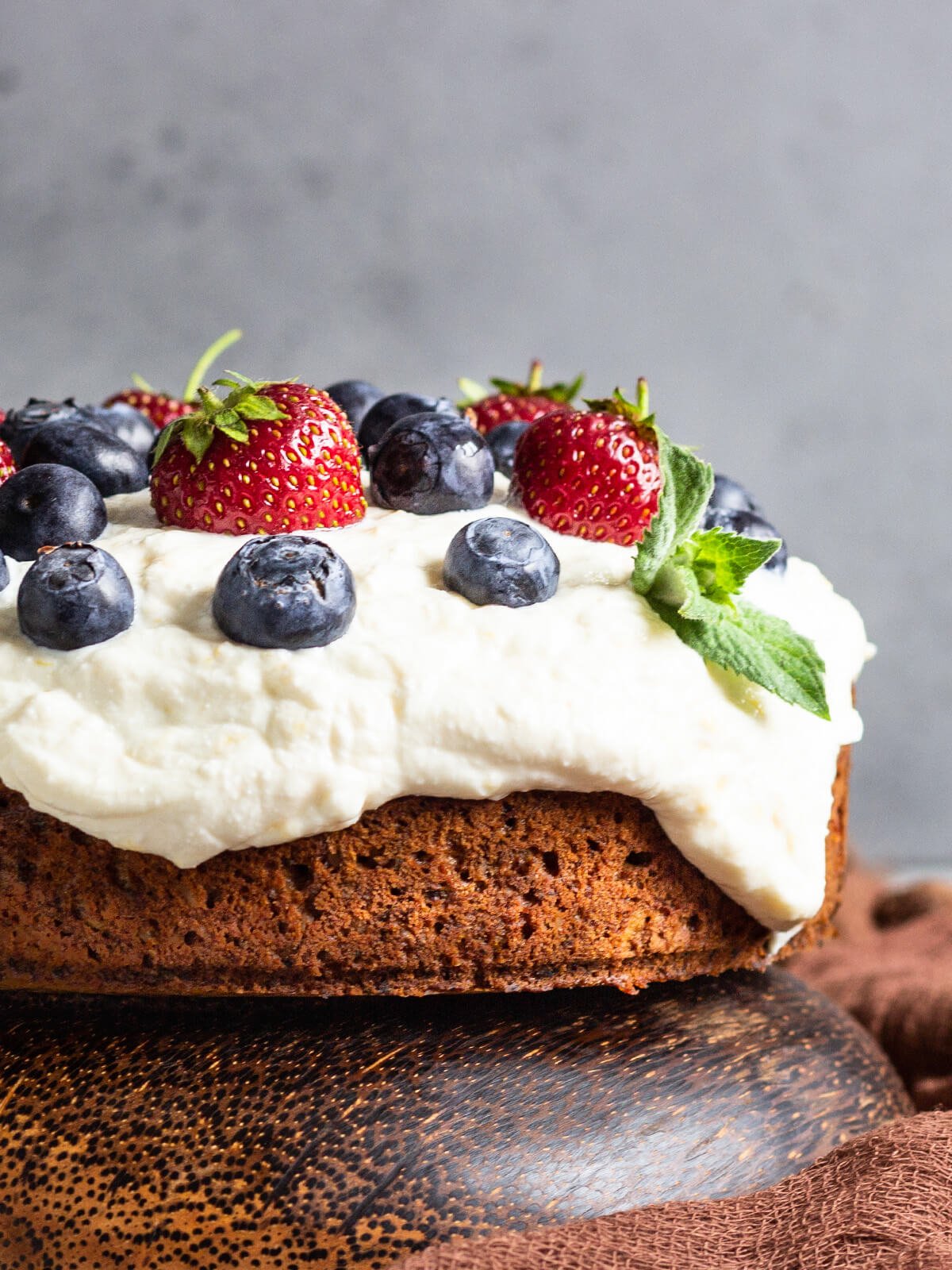 Vollkornkuchen mit Zucchini und Karotten