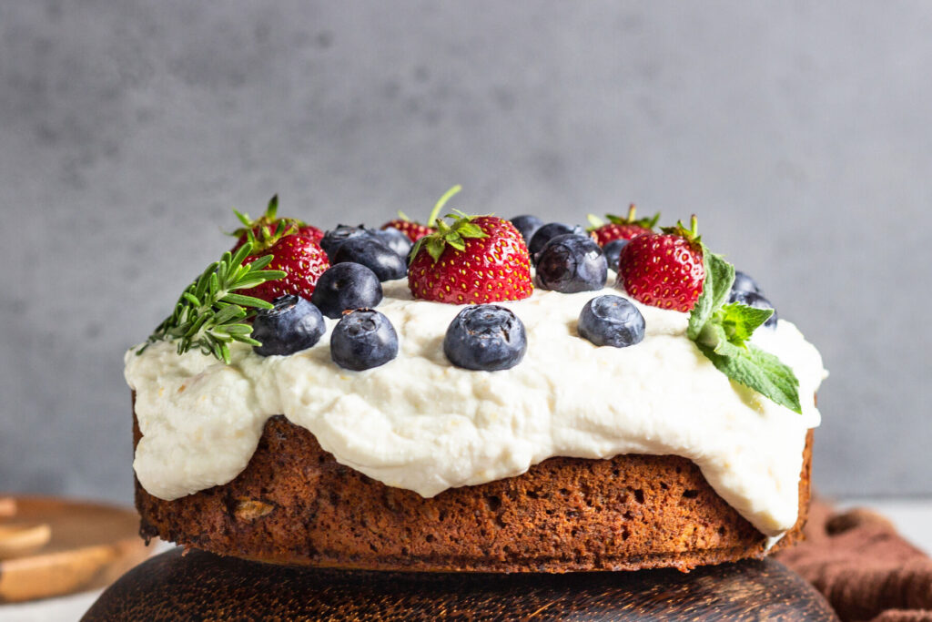 Vollkornkuchen mit Zucchini und Karotten