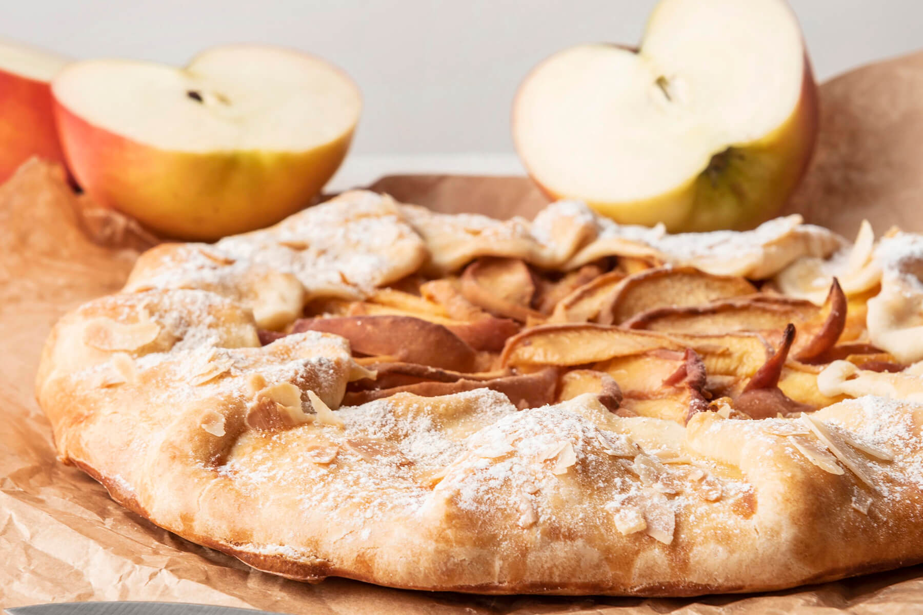 Apfel-Galette Vorbereitung